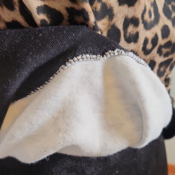 THE KOOPLES Leopard Print Fleece Sweatshirt, Size 1 - Picture 13 of 13